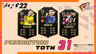 FIFA 22: TOTW 31 Prediction della nuova squadra della settimana