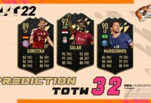 FIFA 22: TOTW 32 Prediction della nuova squadra della settimana