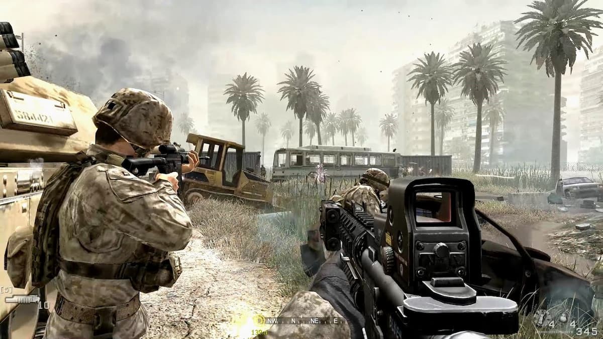 Call of Duty 4 guerra moderna