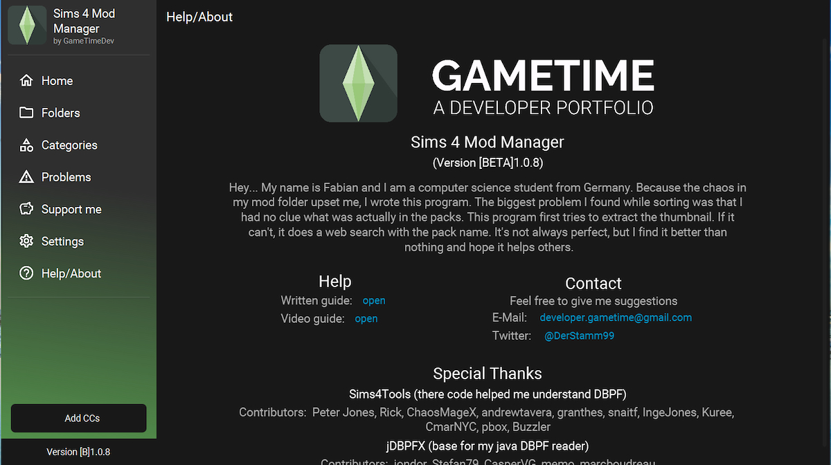 Sims 4 Mod Manager de GameTimeDev