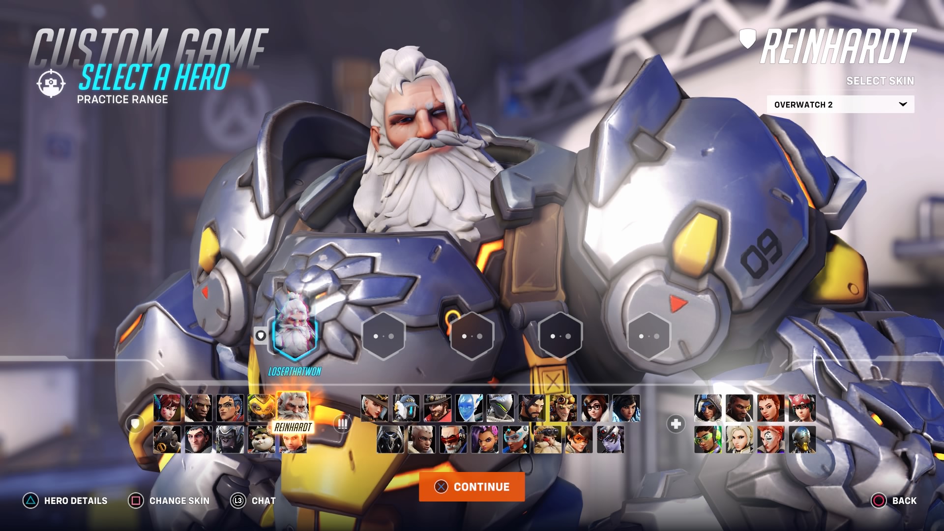 Los mejores héroes de Overwatch 2 Tank: Reinhardt