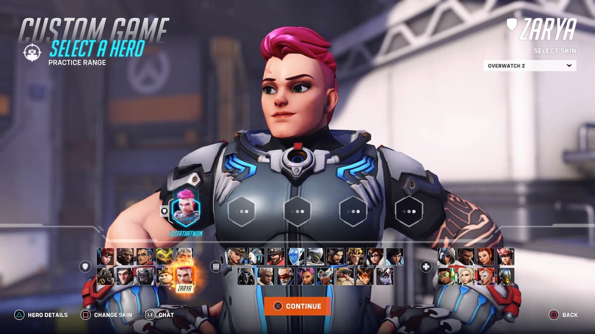 Los mejores héroes de Overwatch 2 Tank: Zarya