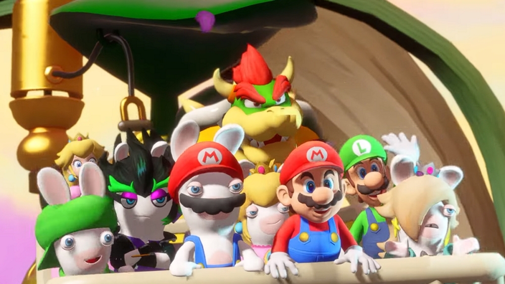 mario rabbids chispas de esperanza wiggler batalla en tren rayman dlc