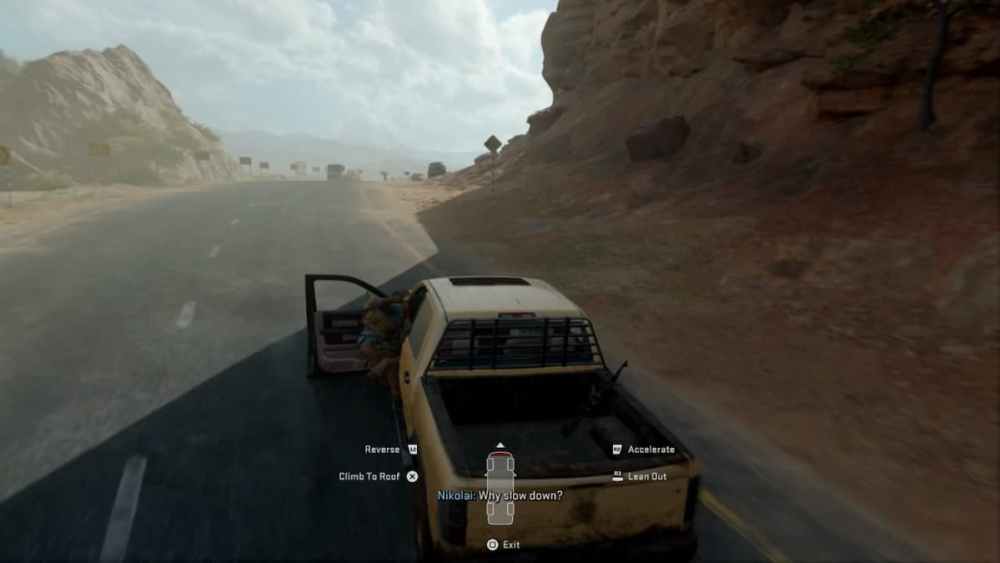 Camioneta de Modern Warfare 2 para el logro de la prueba de manejo