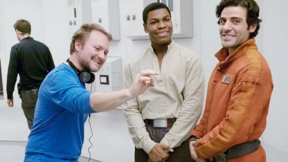 Rian Johnson, Oscar Isaac y John Boyega