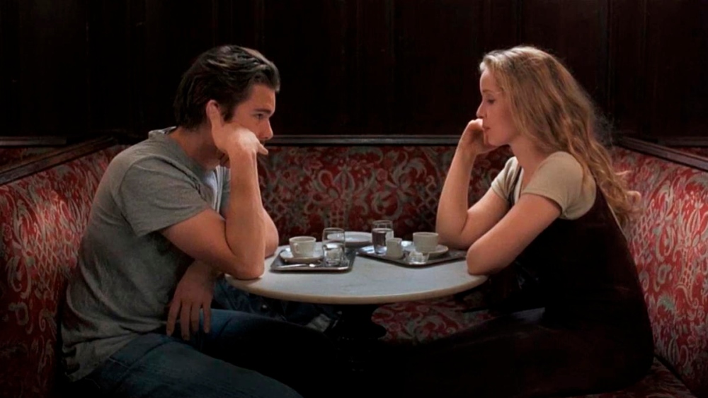 Ethan Hawke y Julie Delpy en Antes del amanecer