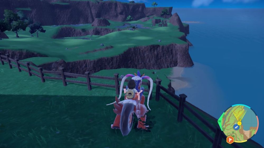 La primera zona de playa disponible en Pokémon Escarlata y Violeta