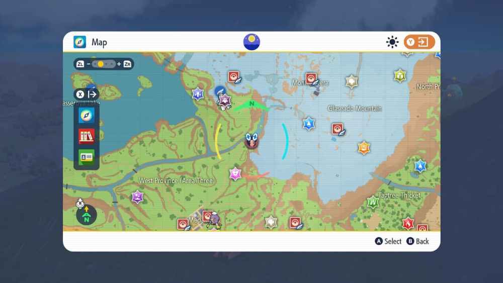 Provincia Oeste (Área Tres) en Pokémon Escarlata y Violeta