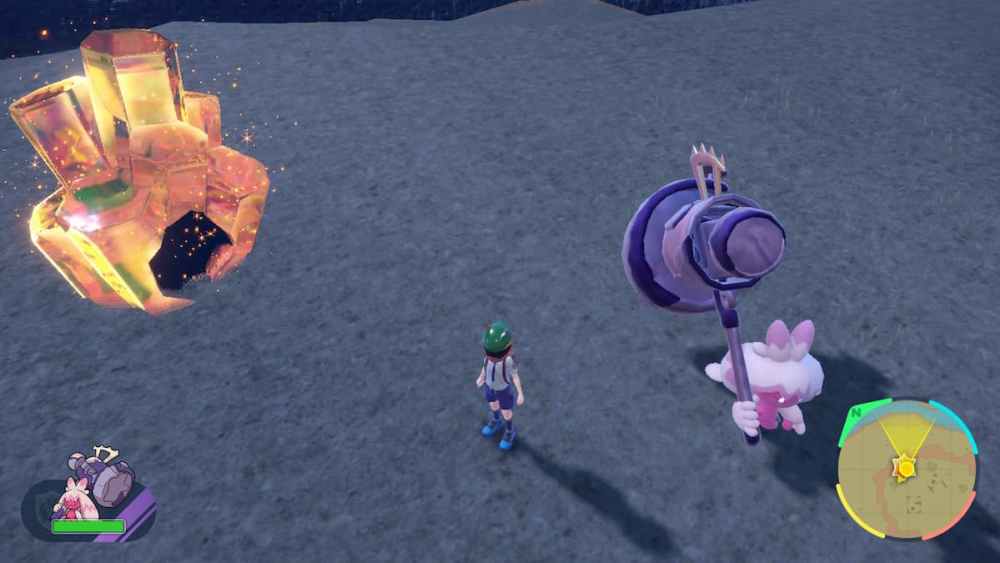 Tikaton listo para un Tera Raid en Pokémon Scarlet y Violet. 