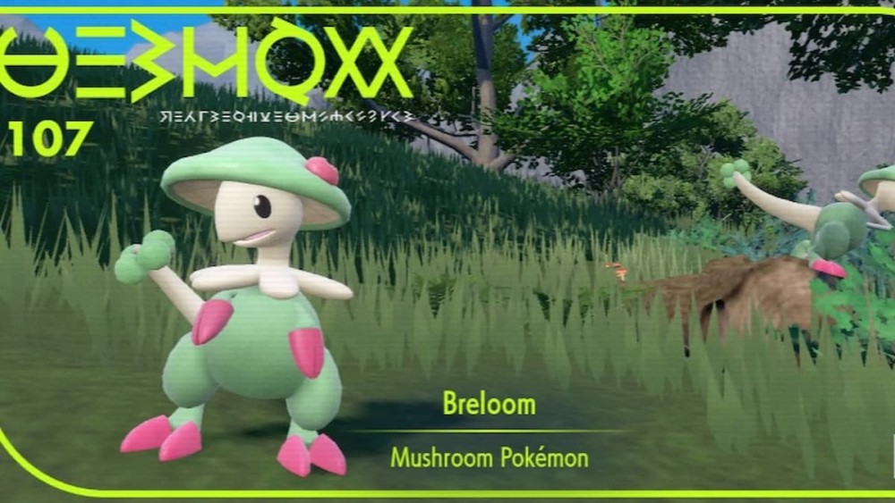 Breloom en Pokémon Escarlata y Violeta