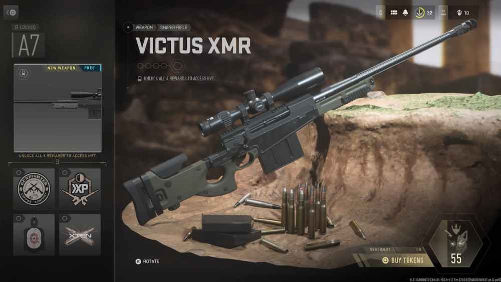 Francotirador Victus XMR en CoD MW2