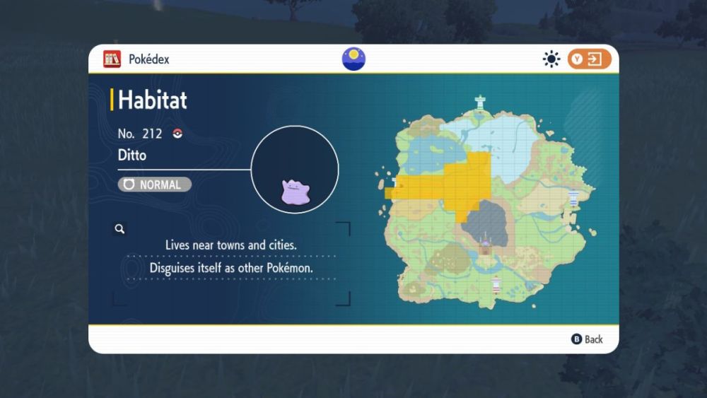 Ídem ubicación en Pokémon Escarlata y Violeta