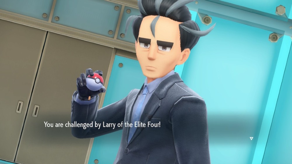 Larry, miembro de Pokémon Scarlet Elite Four