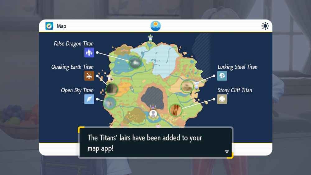Ubicaciones de Titán en Pokémon Escarlata y Violeta