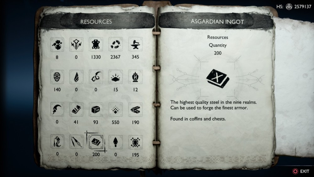 God of War Ragnarok Lingote asgardiano