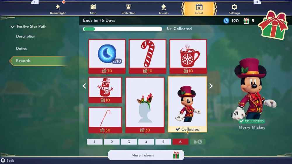 Feliz Mickey en Festive Star Path