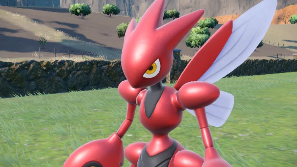 Scizor en Pokémon Escarlata y Violeta.