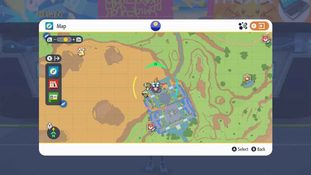 Una ubicación de Terremoto en Pokémon Escarlata y Violeta. 