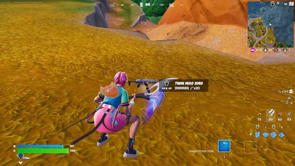 Ubicación de Twin Mag SMG en Fortnite Capítulo 4 Temporada 1