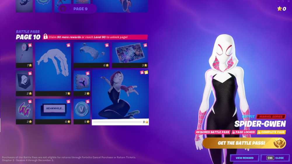 Spider-Gwen en Fortnite