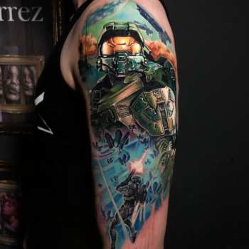 mejores tatuajes de halo, los mejores tatuajes de halo