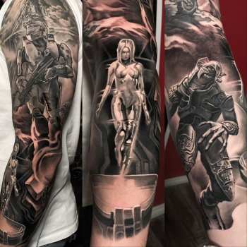 mejores tatuajes de halo, los mejores tatuajes de halo