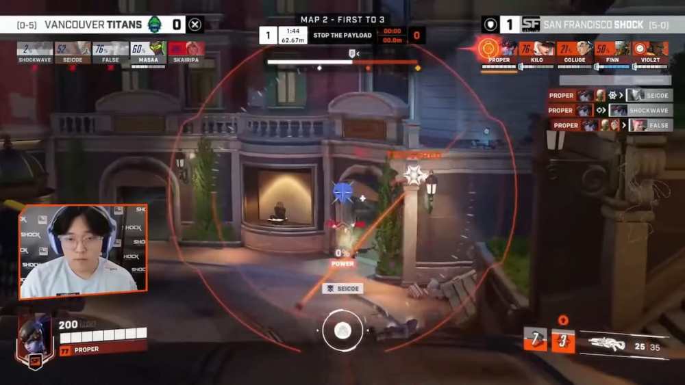 POV de Proper como Widowmaker en Overwatch 2 League