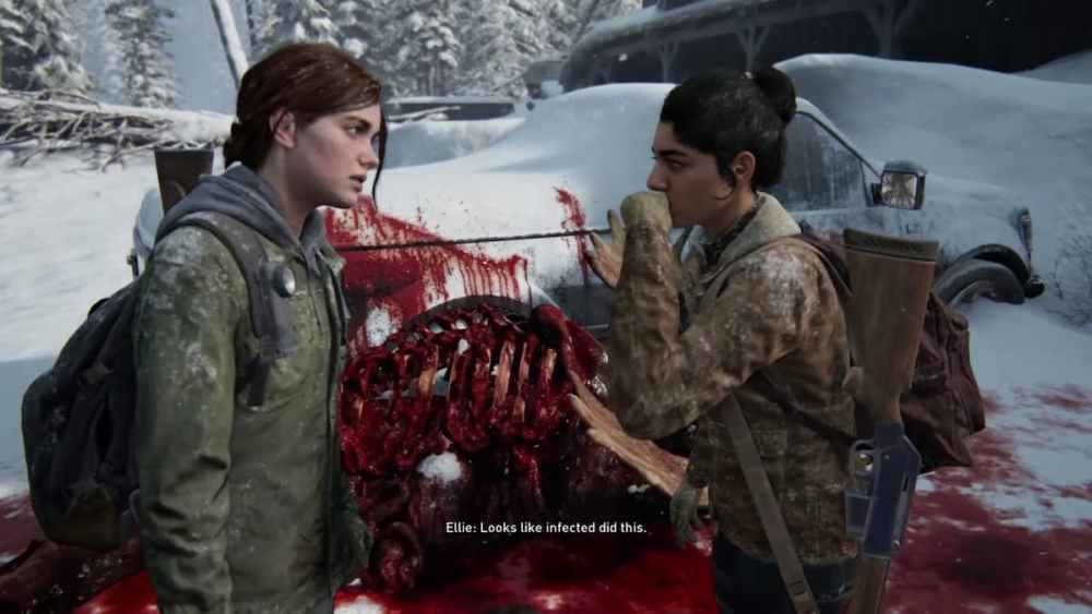 ellie y dina en the last of us parte ii