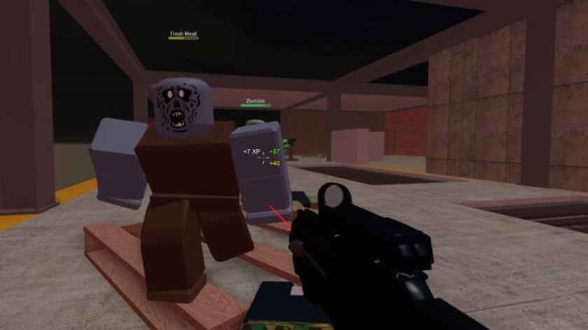 Los mejores juegos de Roblox FPS, levantamiento de zombis