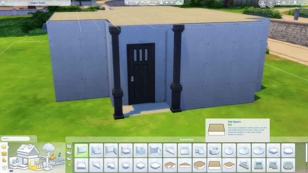 Un porche delantero cubierto le da a tus Sims 4 construcciones iniciales un aspecto exclusivo sin muchos simoleanos adicionales.