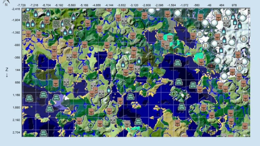 Mapa de semillas base de fragmentos