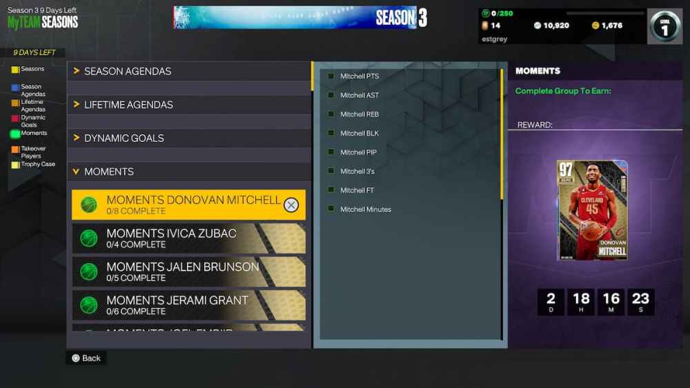 Momentos de Donovan Mitchell NBA 2K23