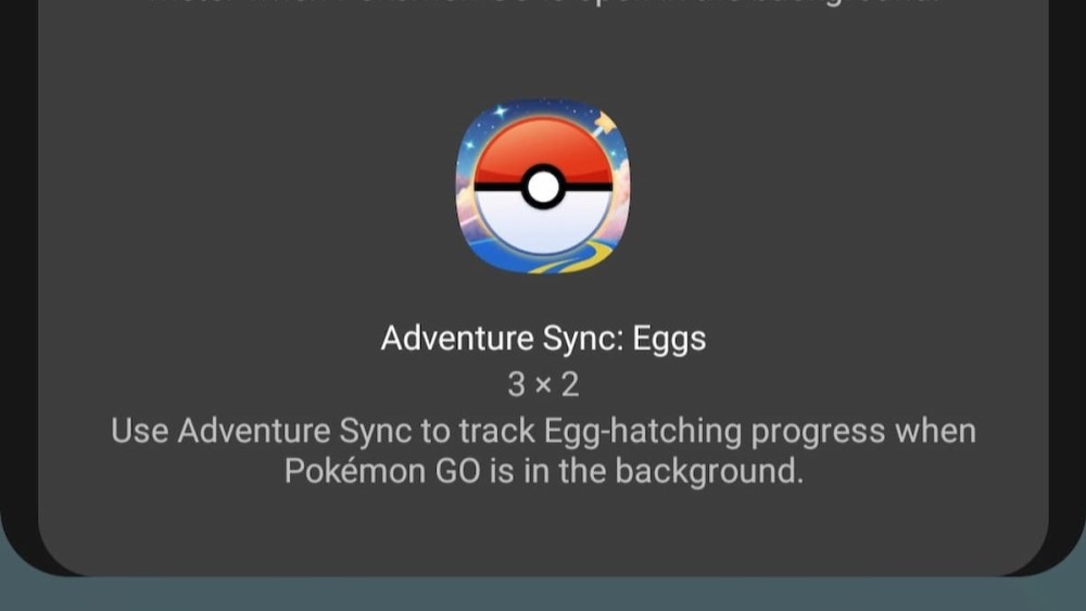 Sincronización de aventuras: Widget de huevo