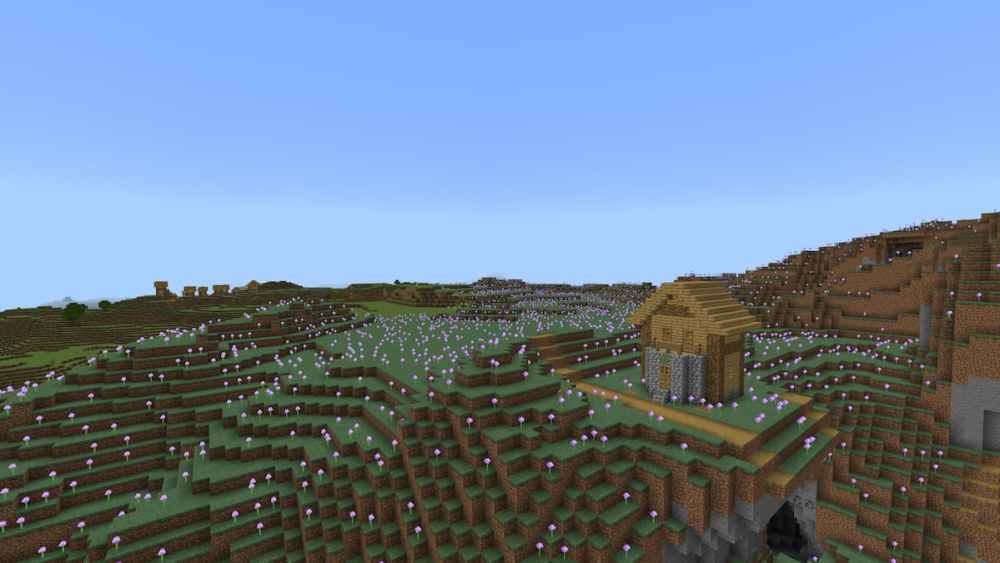 Tres aldeanos de Minecraft