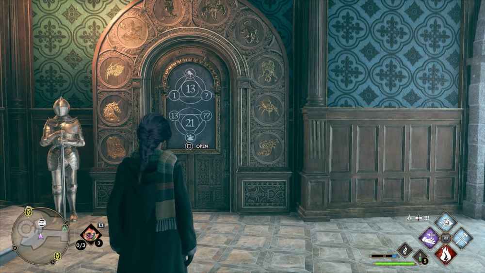 Cómo hacer el rompecabezas de la puerta de Ravenclaw en Hogwarts Legacy