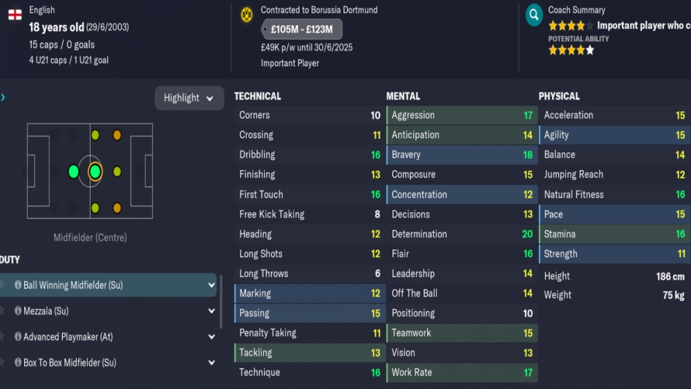 Los 10 mejores Wonderkids en Football Manager 23