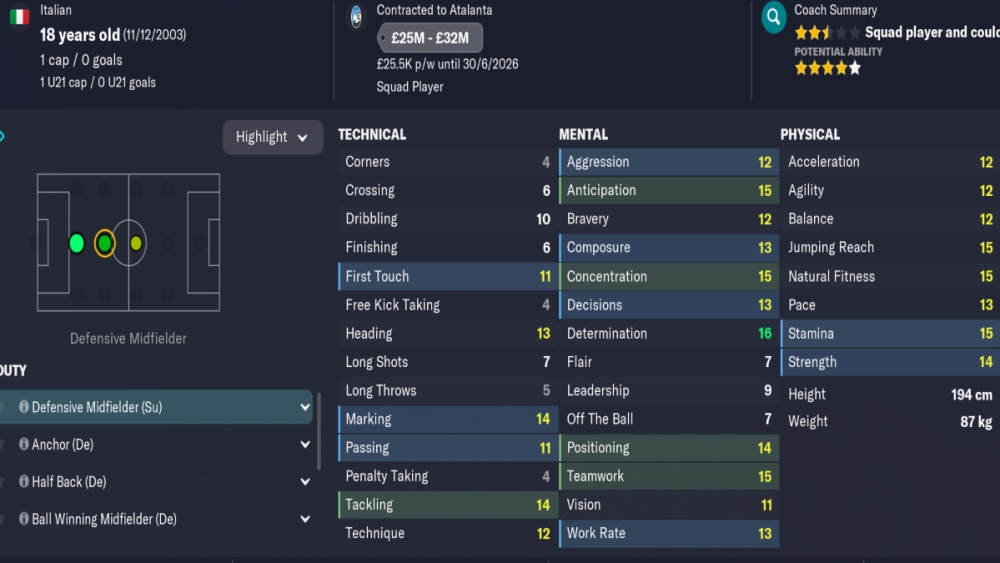 Los 10 mejores Wonderkids en Football Manager 23