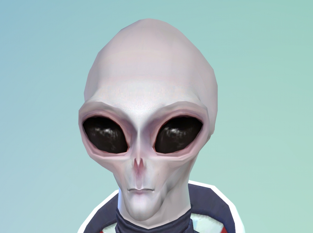 sims cabeza alienígena mod