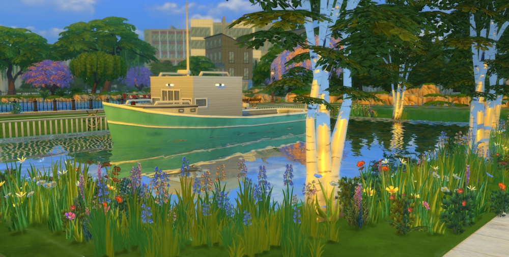 mod casa flotante sims