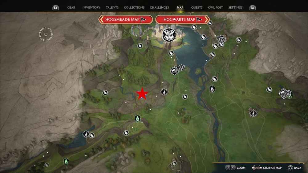 Hogwarts Valley Landing Platform Ubicación Hogwarts Legacy