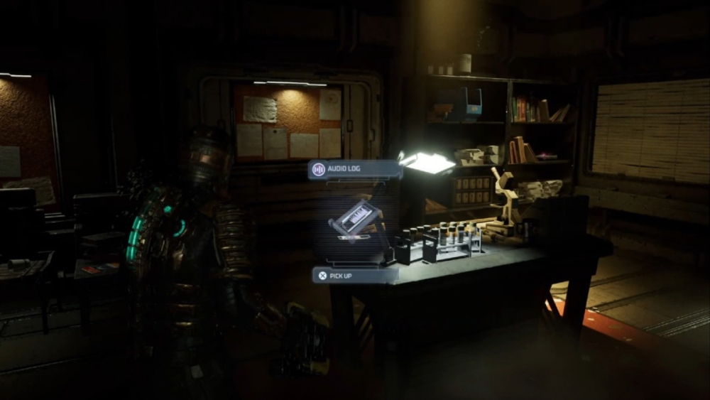 Punto de inicio del registro de audio de Dead Space Remake.