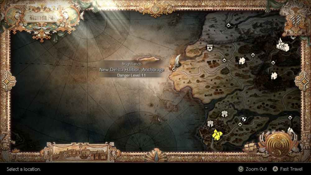 nuevo puerto delta en octopath traveller 2