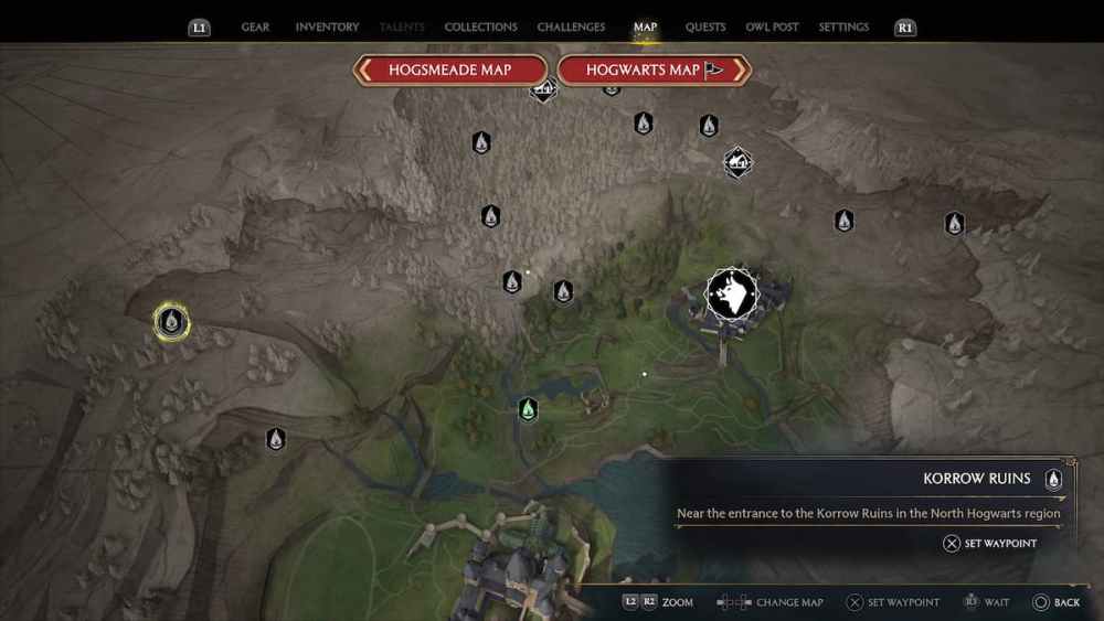 Cómo usar el mapa de Rowland para seguir su rastro en Hogwarts Legacy