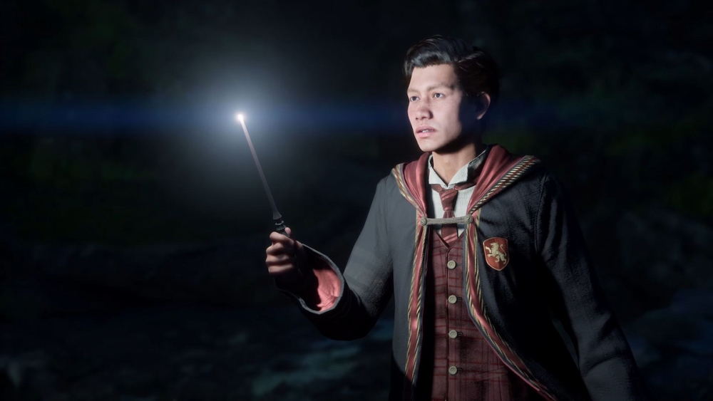 Personaje jugador de Hogwarts Legacy.