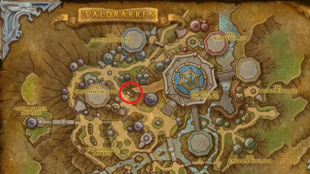 Todas las ubicaciones ficticias de objetivos de Valdrakken en World of Warcraft: Dragonflight