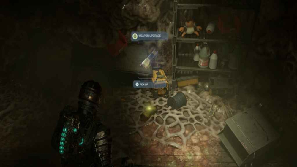 Ubicación de actualización del lanzallamas de Dead Space Remake.