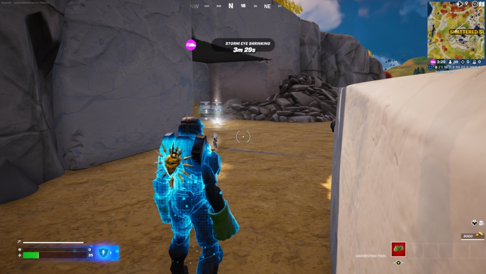 Cómo completar la misión encriptada "Excavar en la parte superior de" en Fortnite