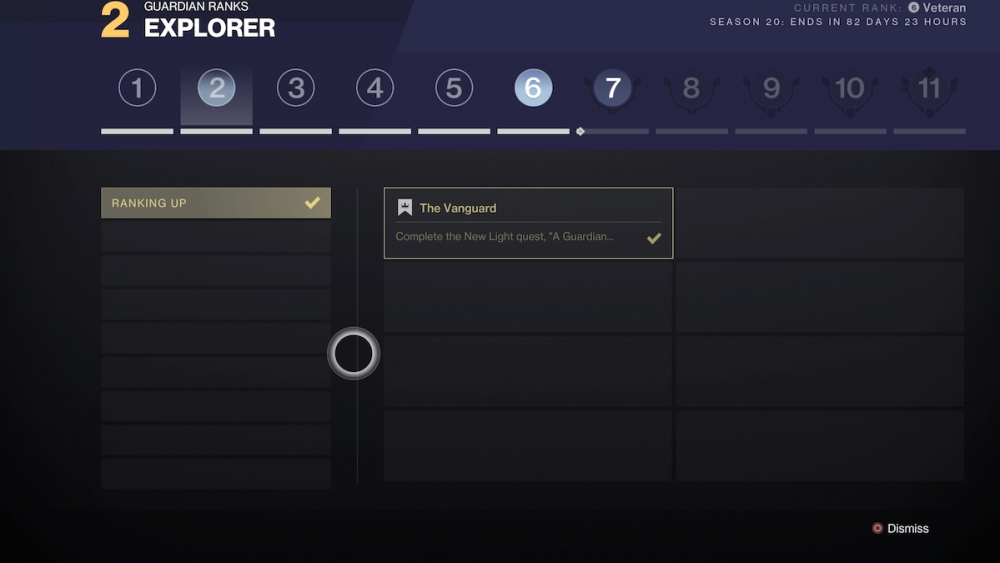 Explicación de los rangos de guardián de Destiny 2: qué son y cómo aumentar el rango de guardián