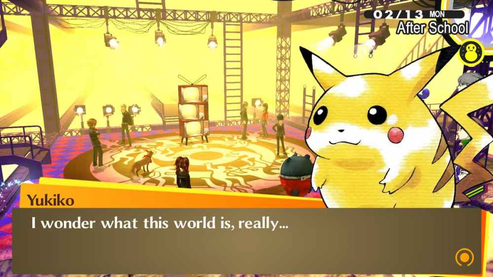 Pikachu en Persona 4 Golden mod