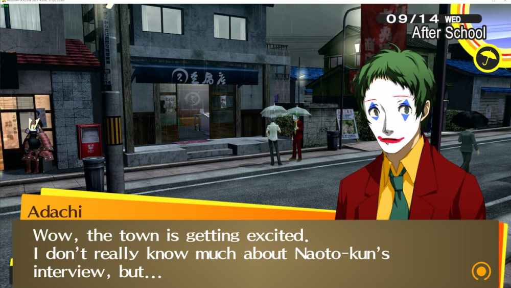 Modo Joker Adachi para Persona 4 Golden